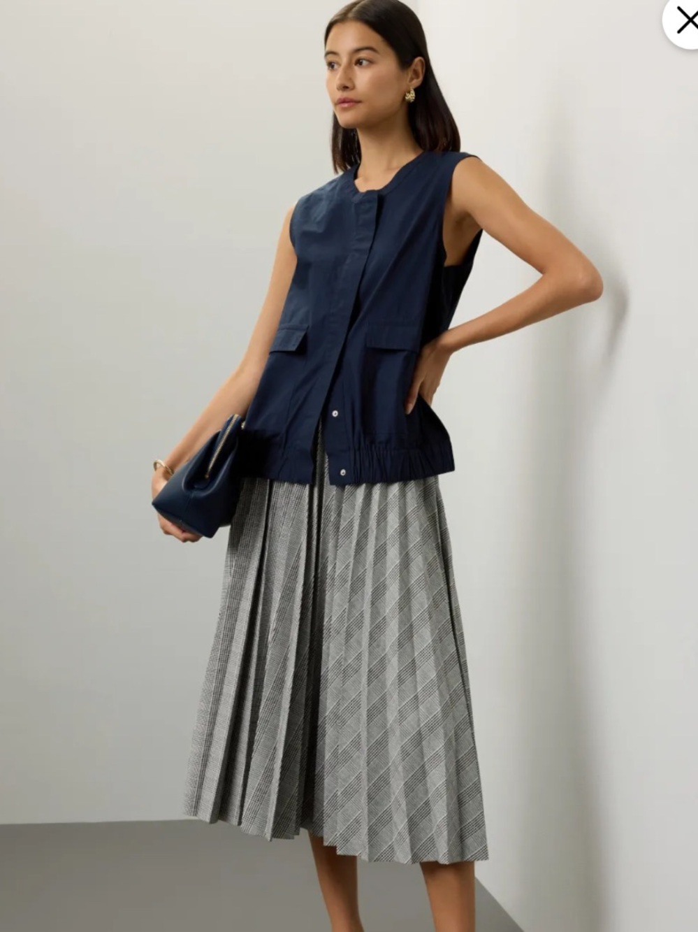 Splendid Chase Poplin Vest, Size: M